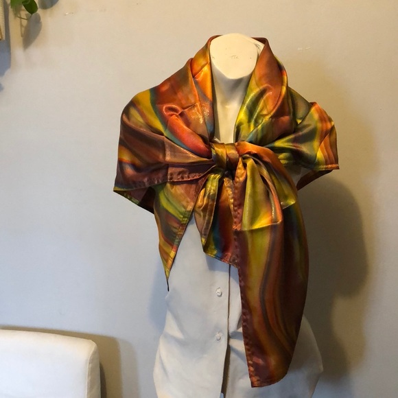 Reversible Multi Color Custom Scarf/Wrap